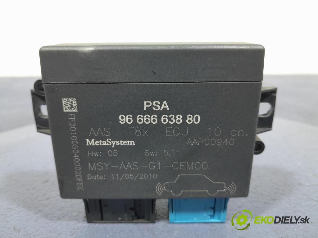 Peugeot 5008 2010 snímač / riadiaca jednotka PDC 9666663880