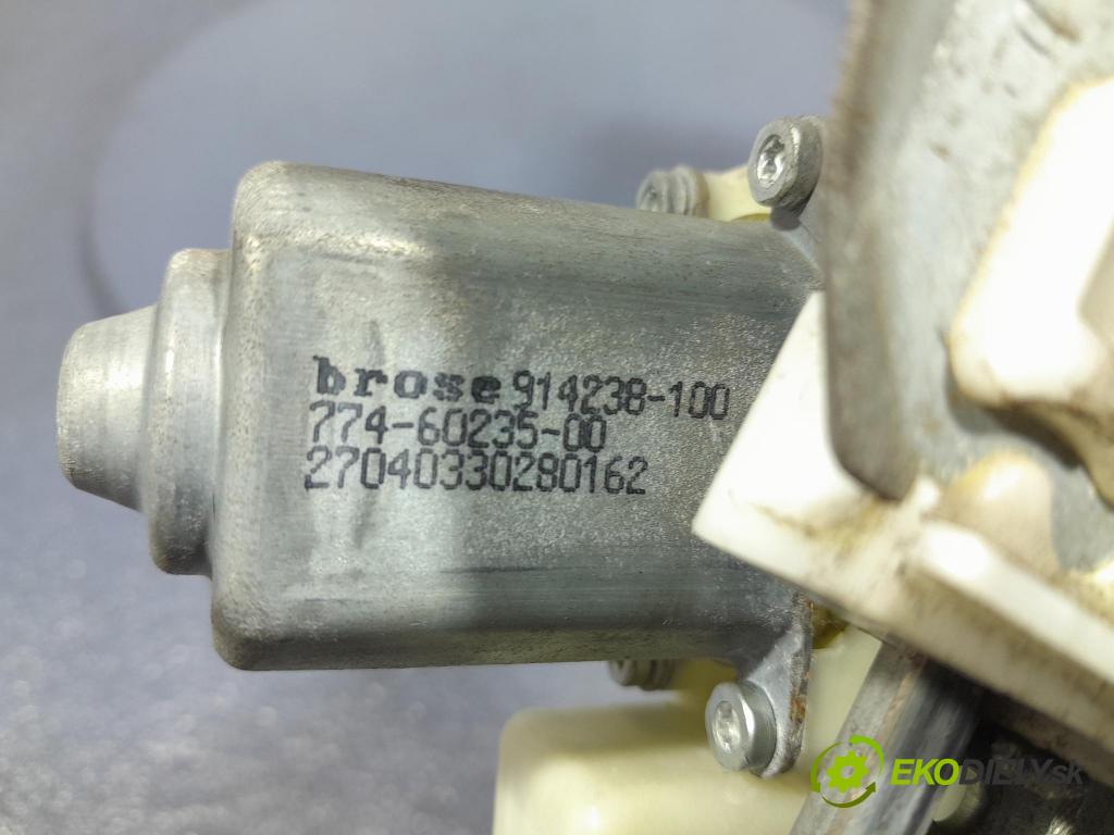 Peugeot 5008 2010 mechanizmus okna Okná: Predné Vľavo: 9682808980