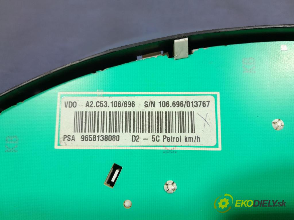 Peugeot 407 2005 prístrojovka/ budíky 9646283280