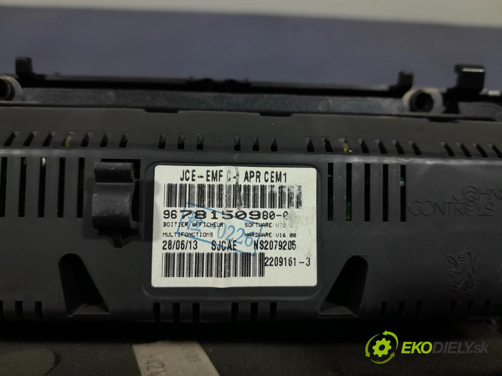 Peugeot 407 2005 Zobrazit: Rádio: / GPS 9678150980