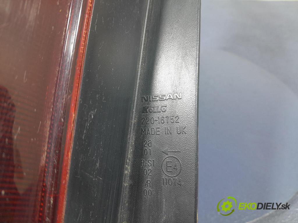 Nissan Note 2009 svetlo / reflektor zad ľavá Vonkajsia:
