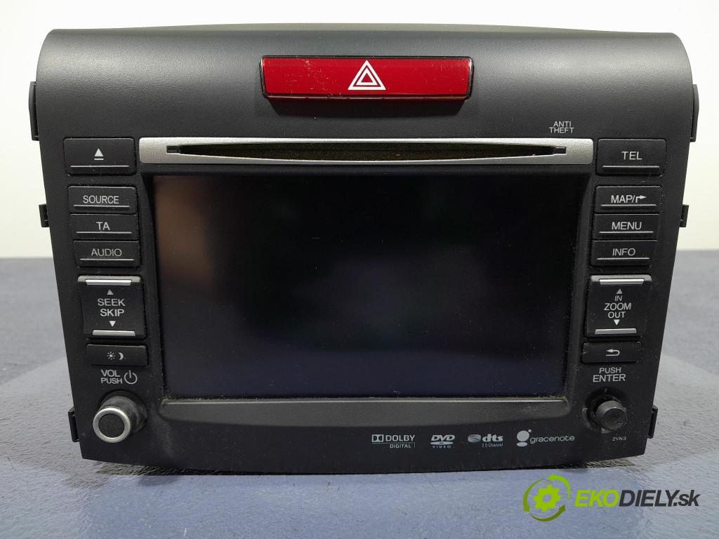 Honda Cr-v 2012 Radio I Navigácia: 39540-T1G-E011-M