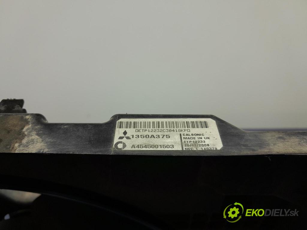 Mitsubishi Colt 2009 ventilátor Chladič: 1350A375