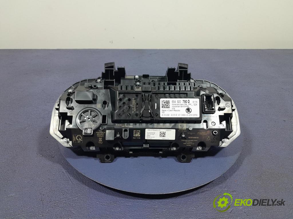 Skoda Kamiq 2022 Přístrojová deska 654920790D