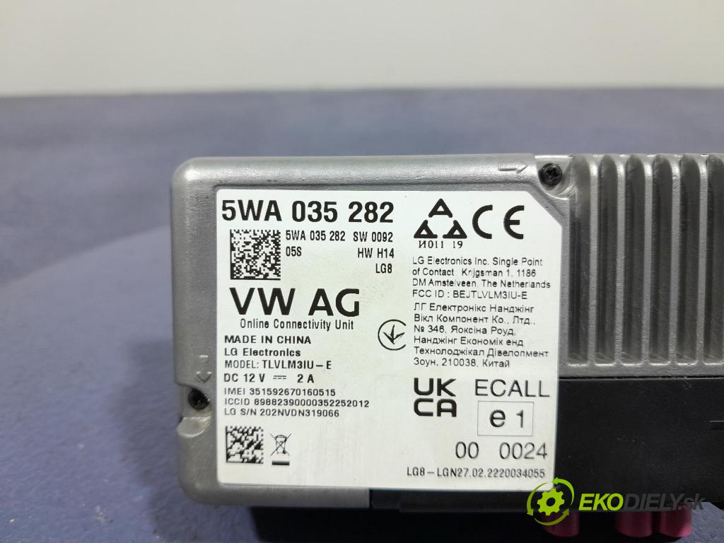 Skoda Kamiq 2022 řídící jednotka 5WA035282