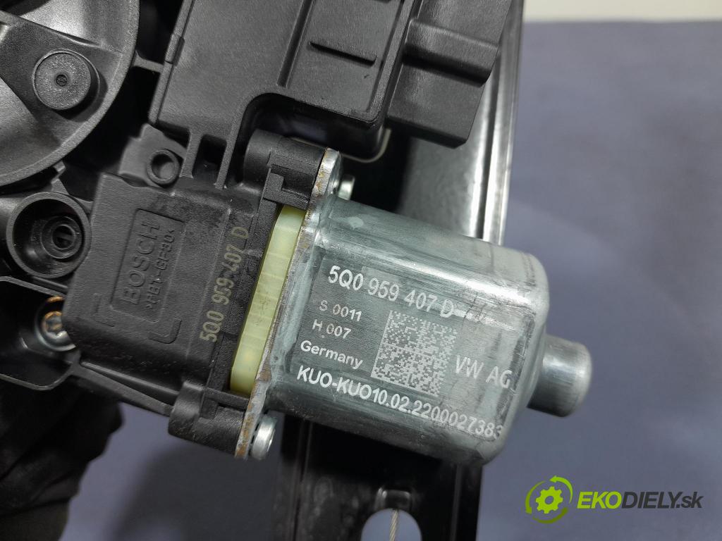 Skoda Kamiq 2022 mechanismus stahování Sklenka: Zad: Levý: 5Q0959407D