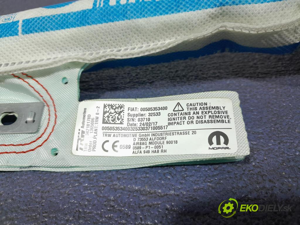 Alfa romeo Stelvio 2017 Airbag: clona x 00505353400