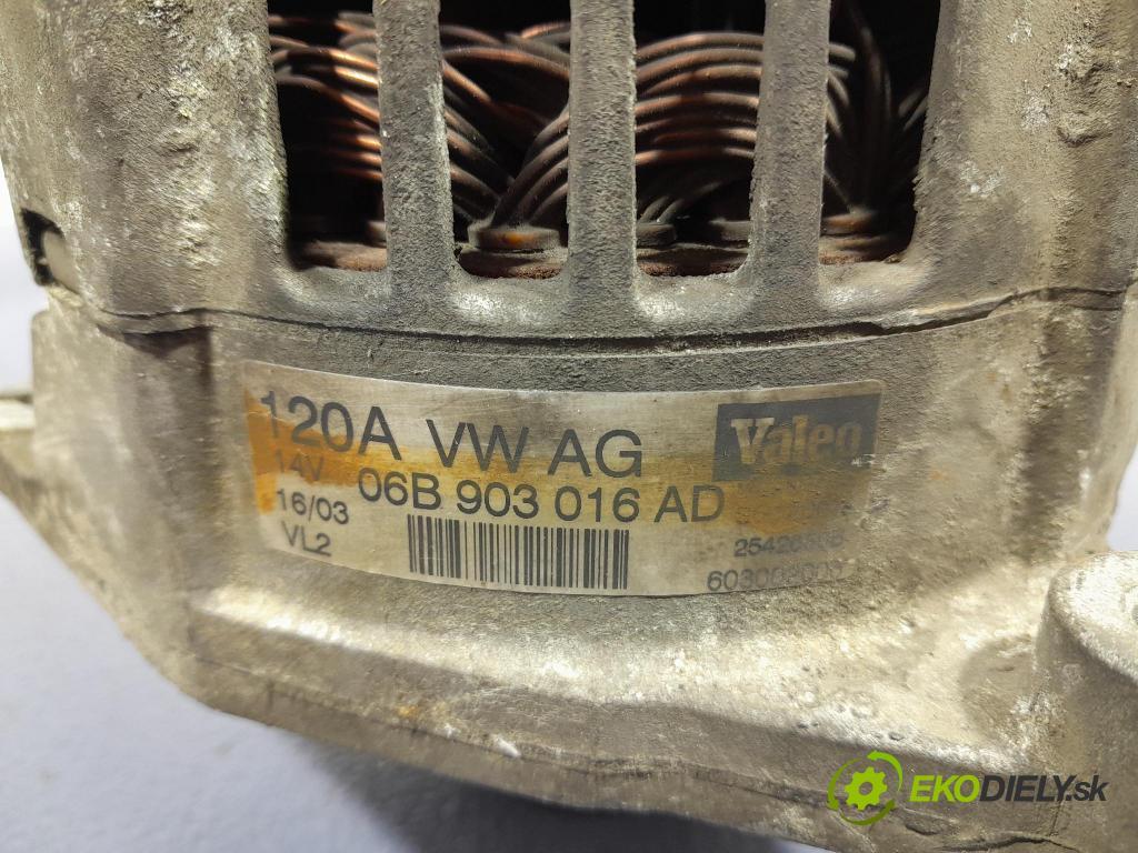 Vw Passat 2003 Alternator 06B903016AD