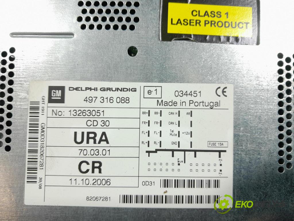 Opel Astra 2008 Radio I Navigácia: 13263051