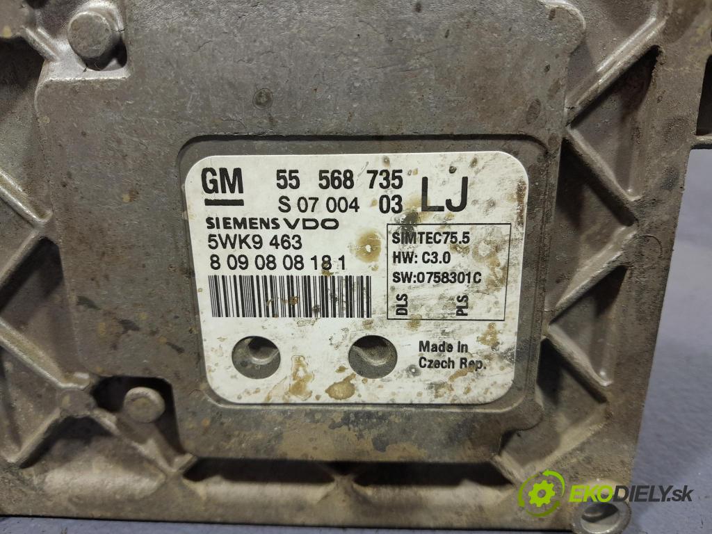 Opel Astra 2008 riadiaca jednotka Motor: 55568735