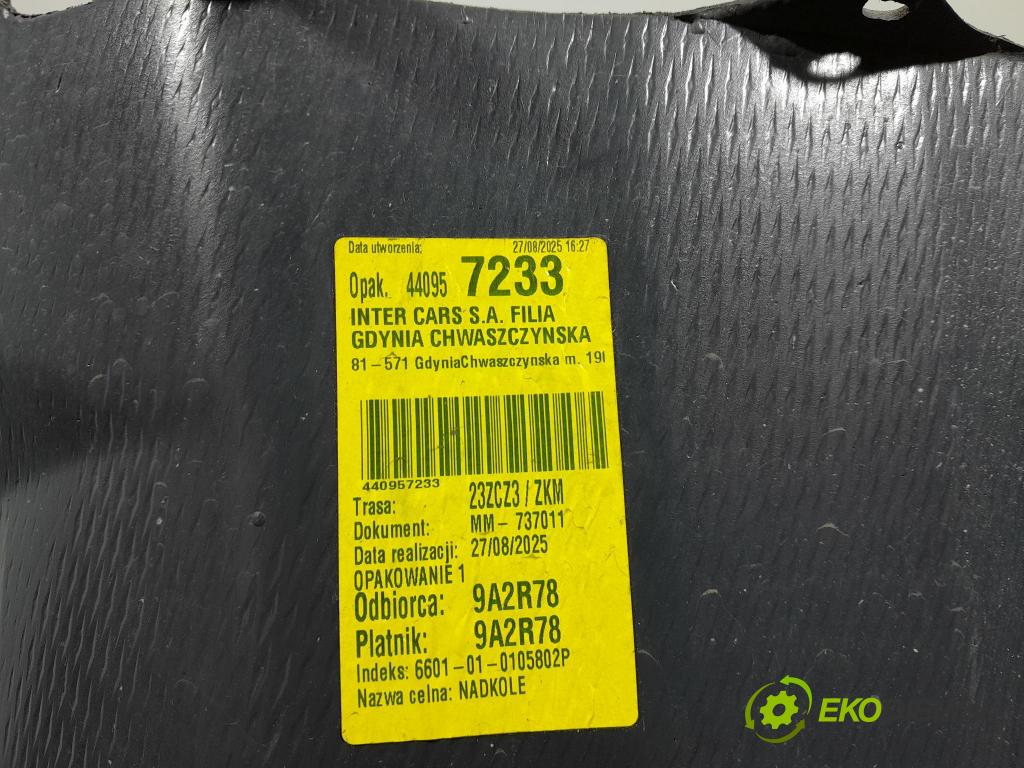 Alfa romeo Giulietta 2011 Blatník: Plastové: Predné 