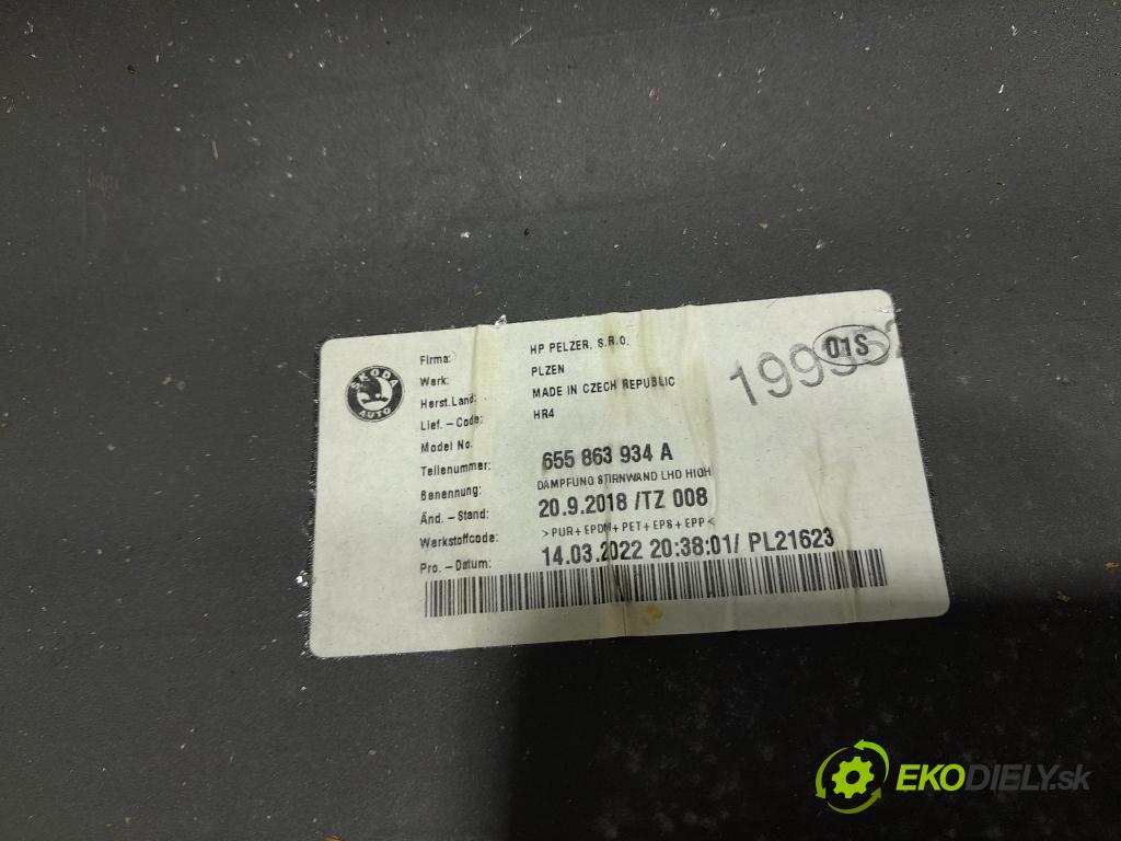 Skoda Kamiq 2022 Zvuková izolácia 655863934A
