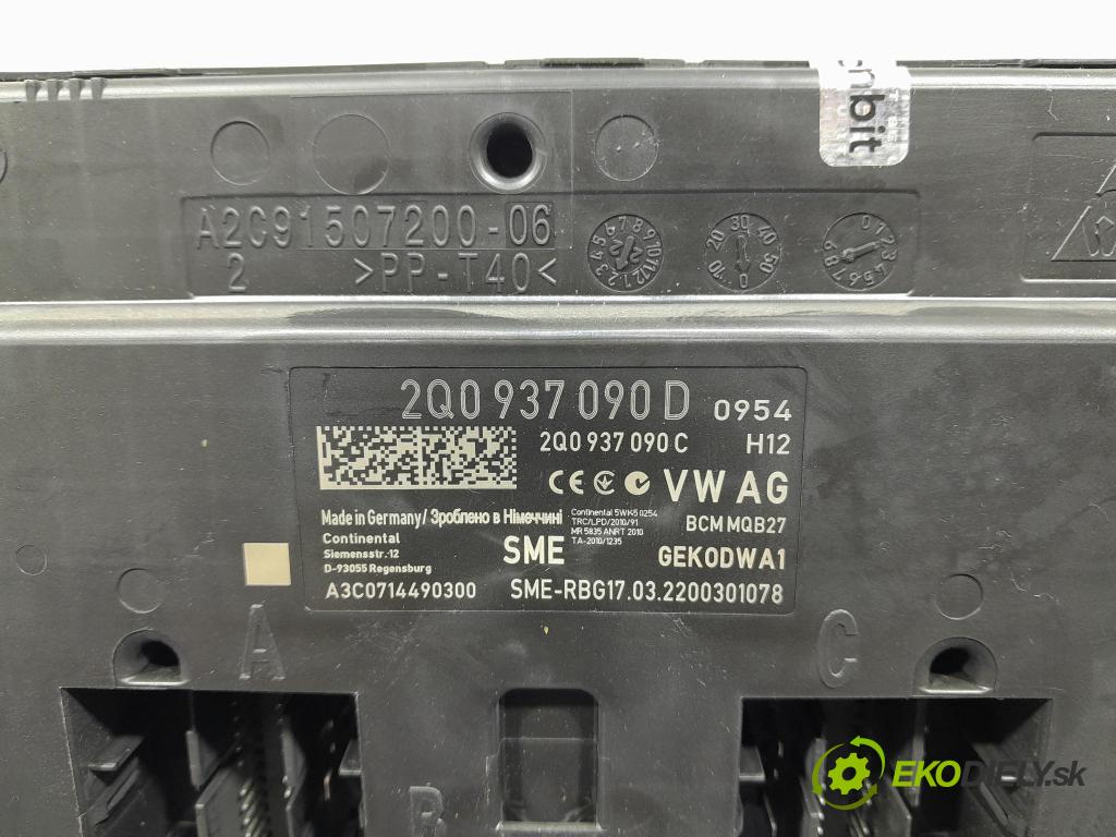 Skoda Kamiq 2022 řídící jednotka Komfortu 2Q0937090D