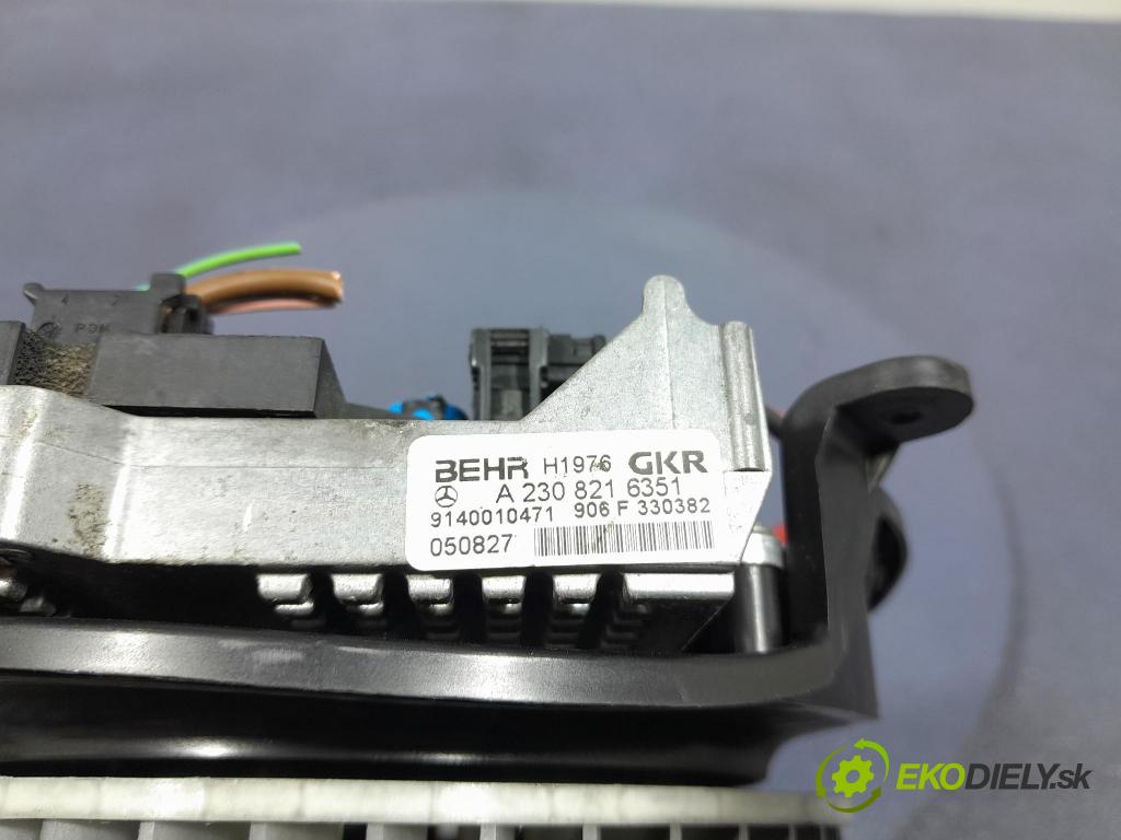Mercedes E-klasa 2007 ventilátor Vzduch: A2308216351