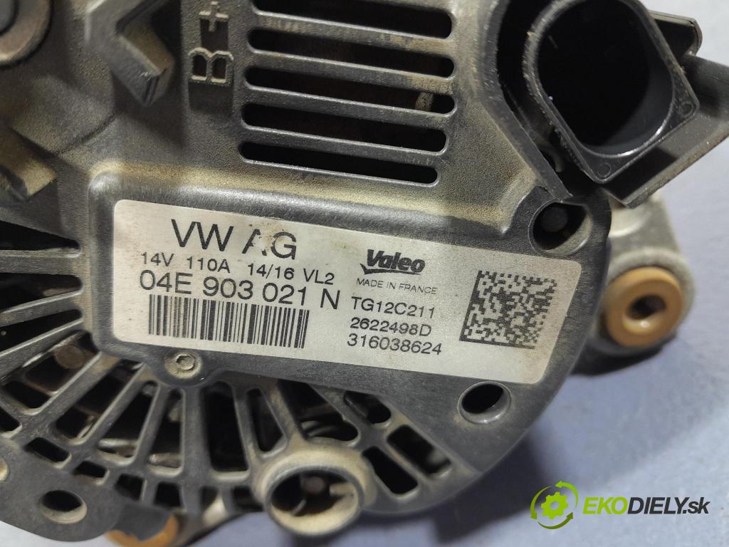 Skoda Rapid 2016 Alternator 04E903021N