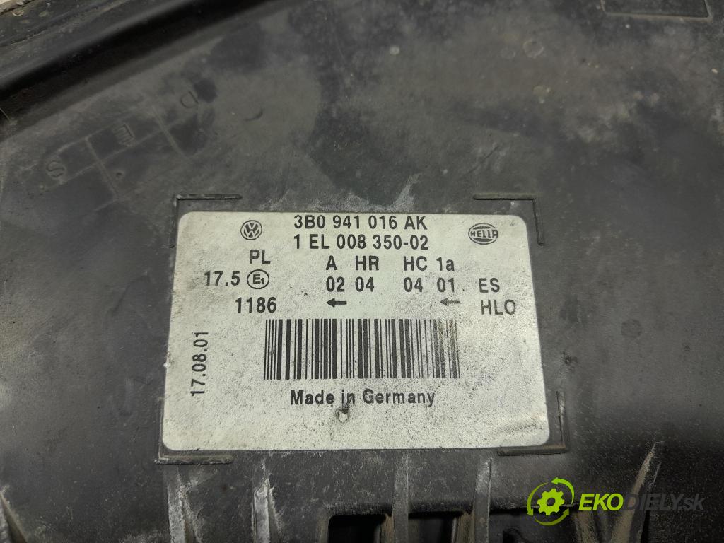 Vw Passat 2001 Reflektor: v pravo: 3B0941016AK