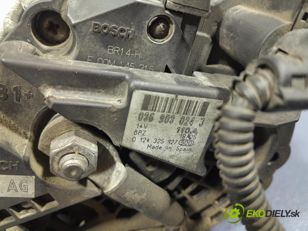Vw Golf 2005 Alternator 036903024J