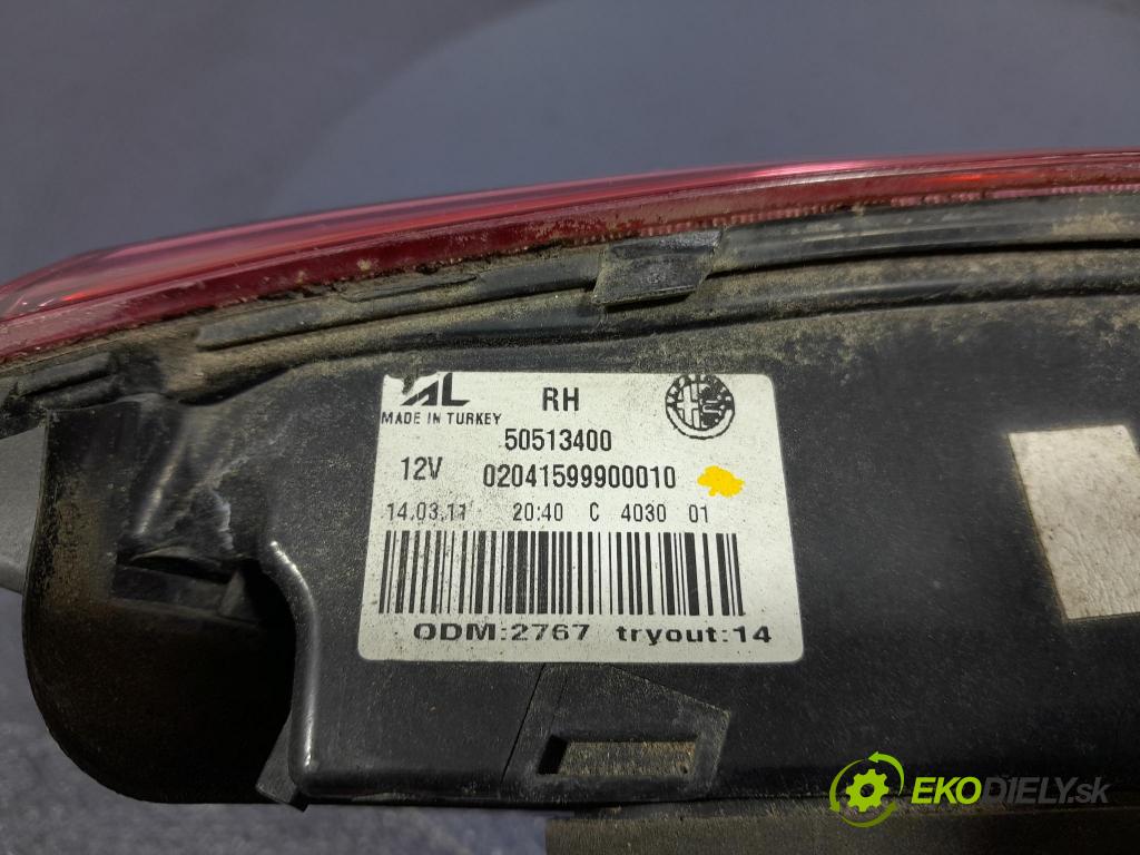 Alfa romeo Giulietta 2011 světlo Zad: Práva: Uvnitř 50513400