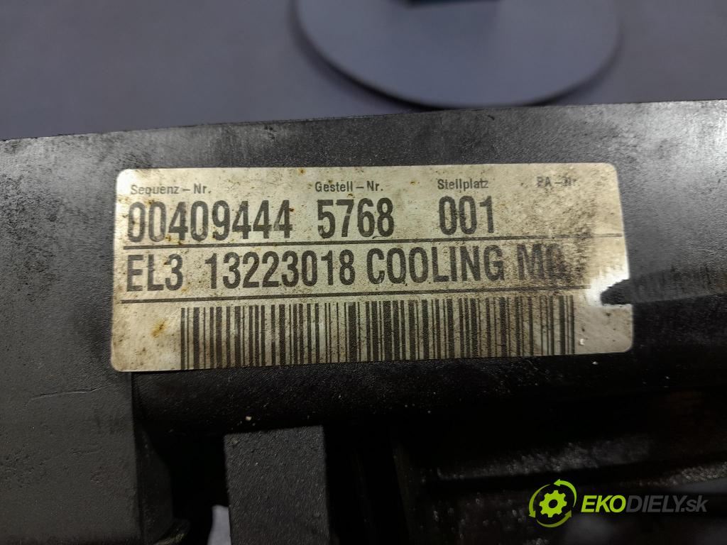Opel Insignia 2010 ventilátor Chladič: 13223018