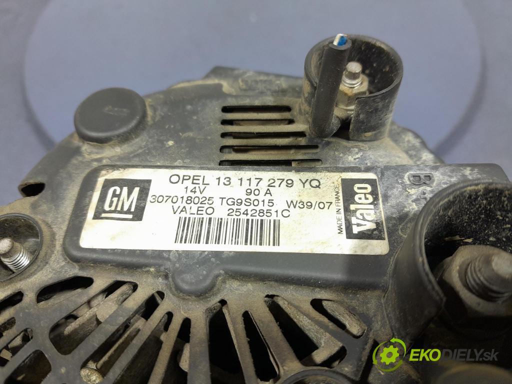 Opel Astra 2007 Alternator 13117279YQ
