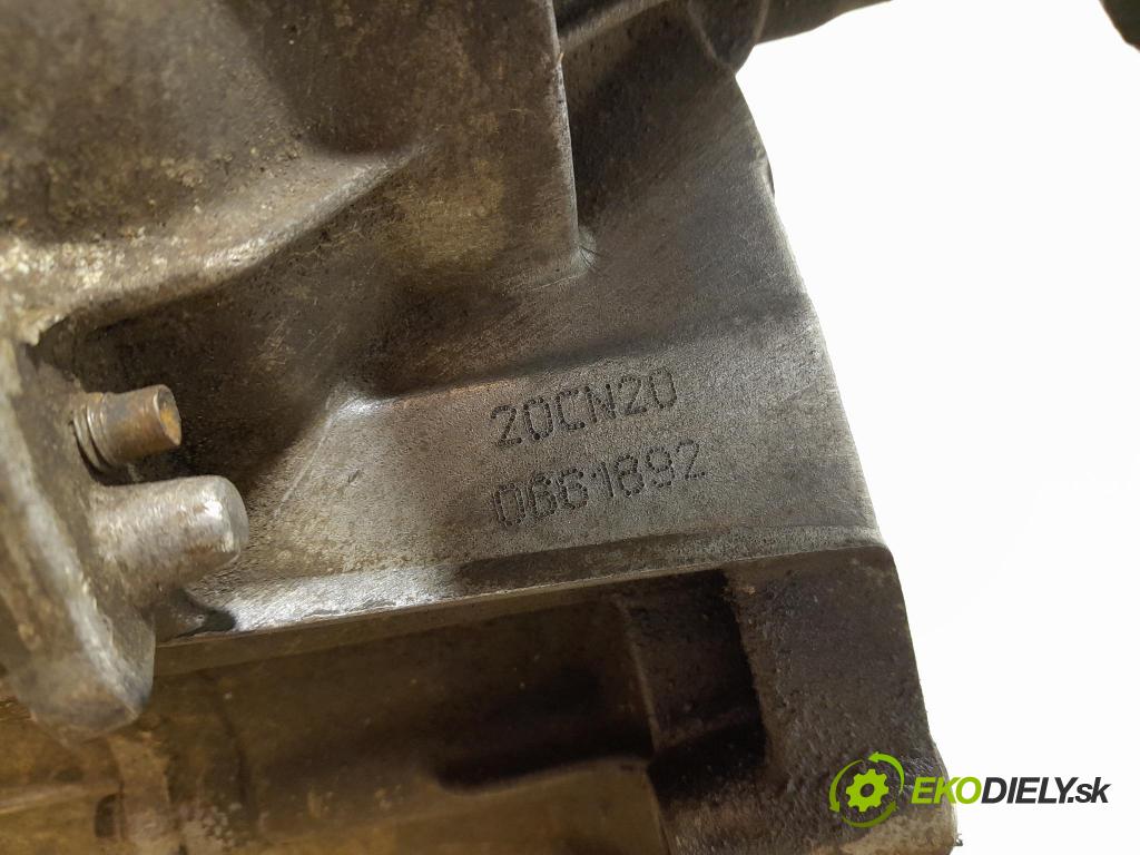 Peugeot 307 2001 převodovka Ozubené kola: Manualna 20CN20
