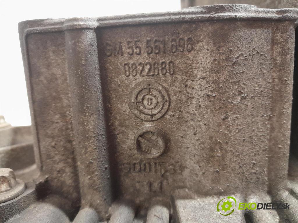 Opel Insignia 2010 převodovka Ozubené kola: Manualna 55561696 F40
