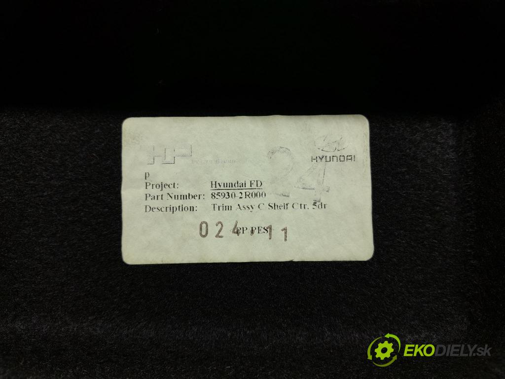 Hyundai I30 2011 pláto kufr 85930-2R000