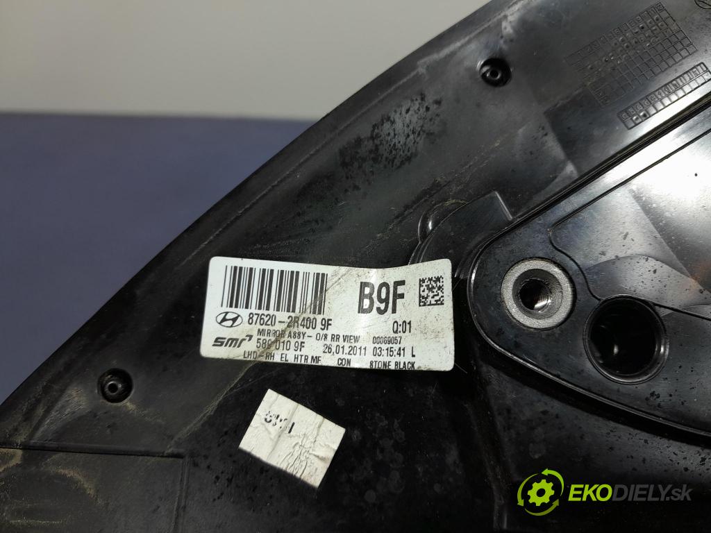 Hyundai I30 2011 zrkadlo pravé 87620-2R400