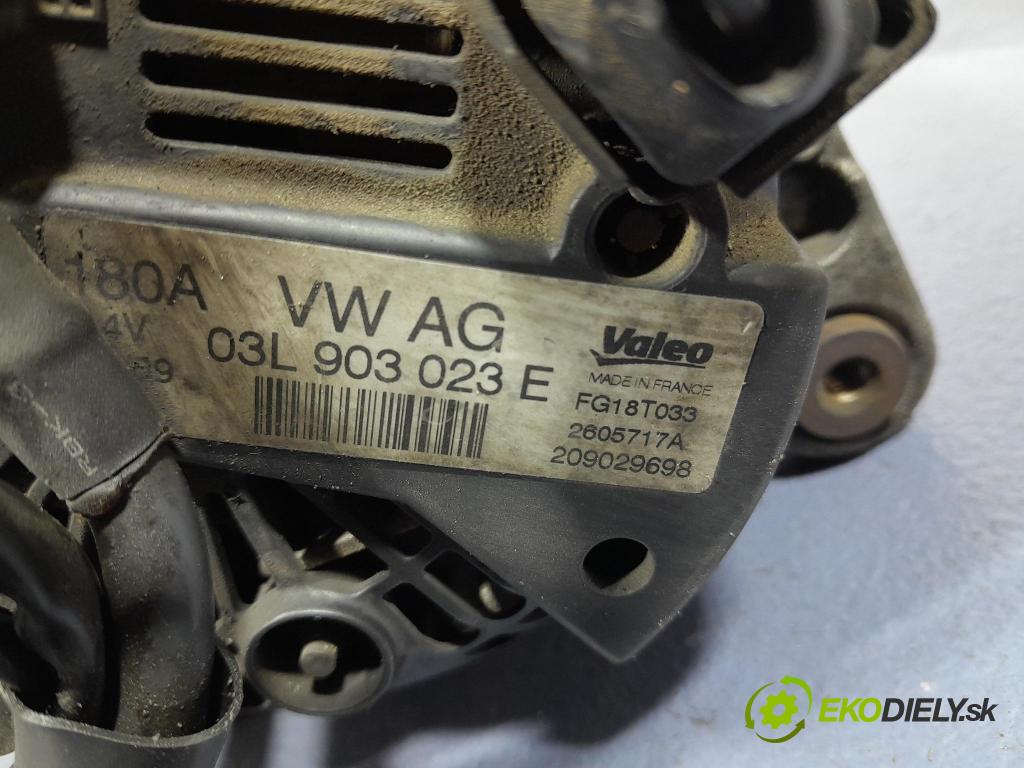 Vw Passat 2009 Alternator 03L903023E