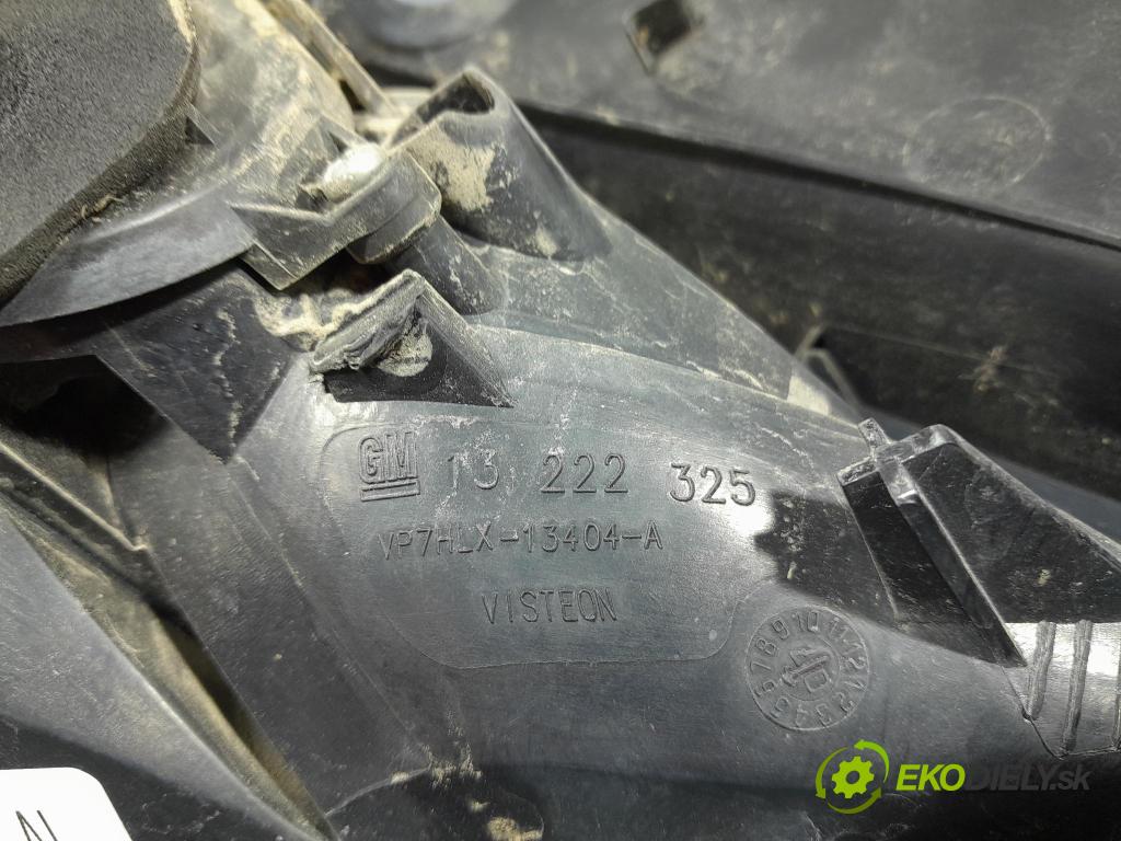 Opel Astra 2007 světlo Zad: Práva: Mimo: 13222325