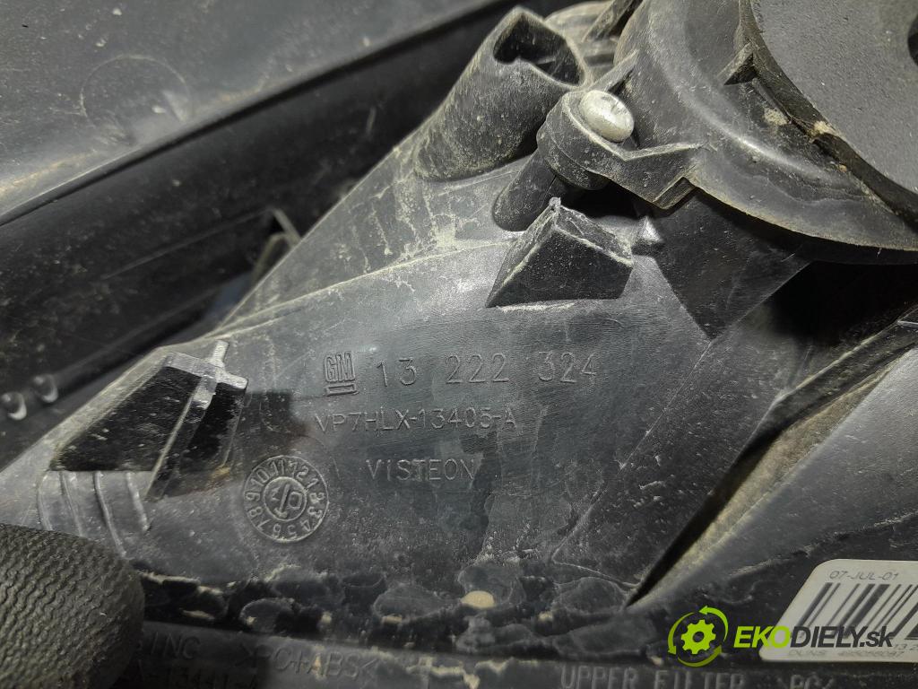 Opel Astra 2007 svetlo / reflektor zad ľavá Vonkajsia: 13222324