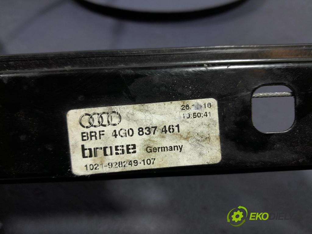 Audi A6 2016 mechanismus stahování Sklenka: před Levý: 4G0837461