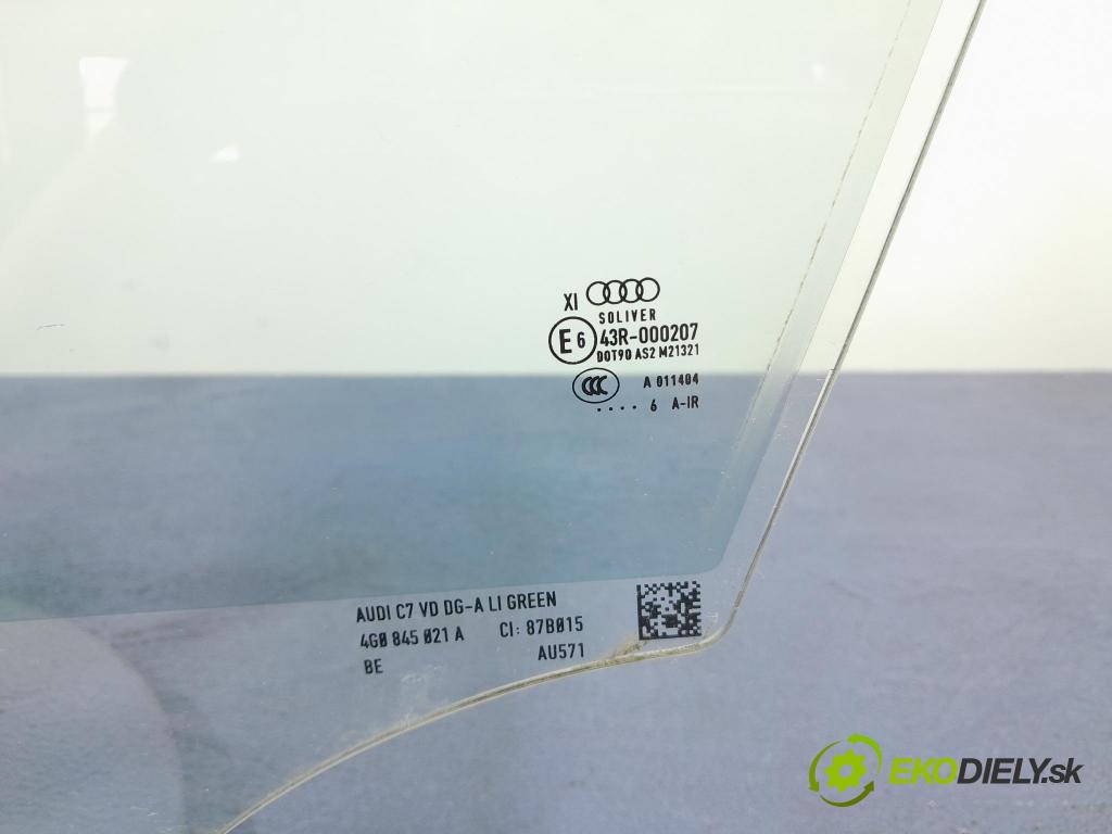 Audi A6 2016 sklo dveře před levá