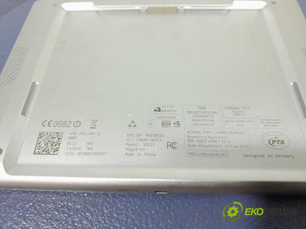 Audi A6 2016 displej Radio / GPS 4M0919607E