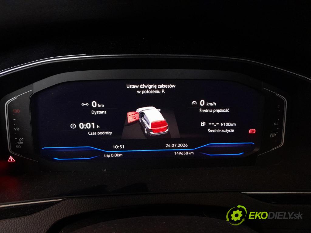 Vw Passat 2021 Přístrojová deska 3G0920320B