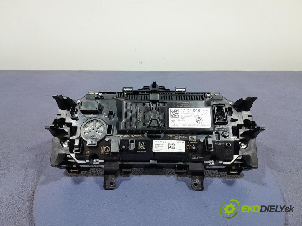 Vw Passat 2021 Přístrojová deska 3G0920320B