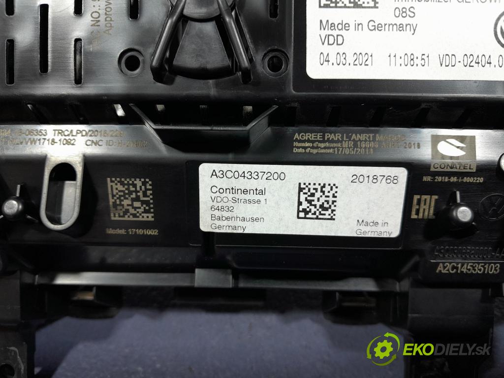 Vw Passat 2021 Přístrojová deska 3G0920320B