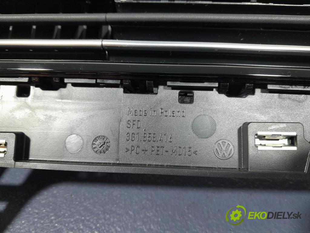 Vw Passat 2021 Mřížky Proud vzduchu Vzduch: 3G1858416M