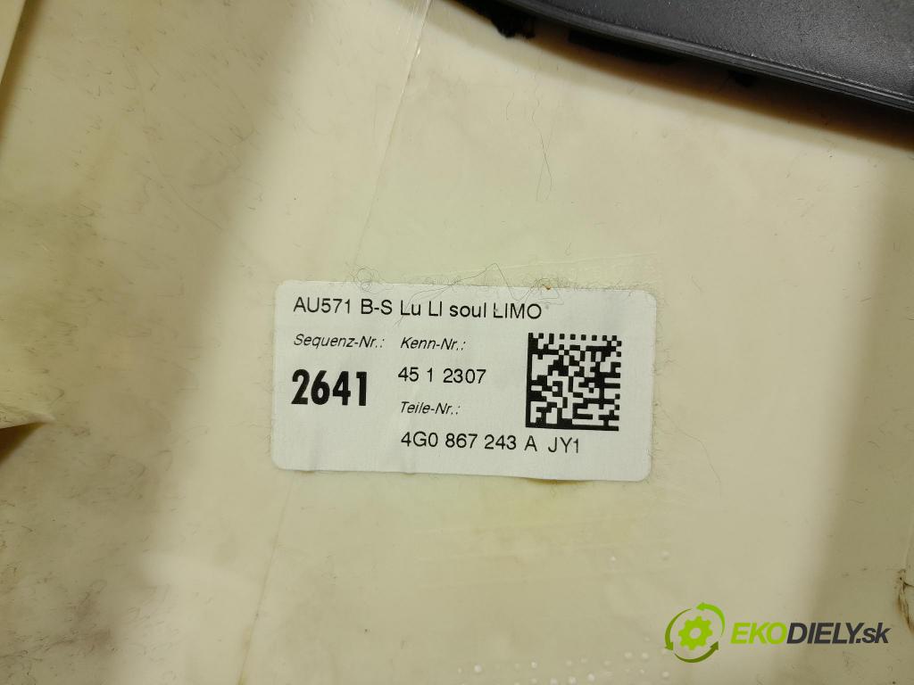Audi A6 2016 kryt Plast: Interiéry: 4G0867243