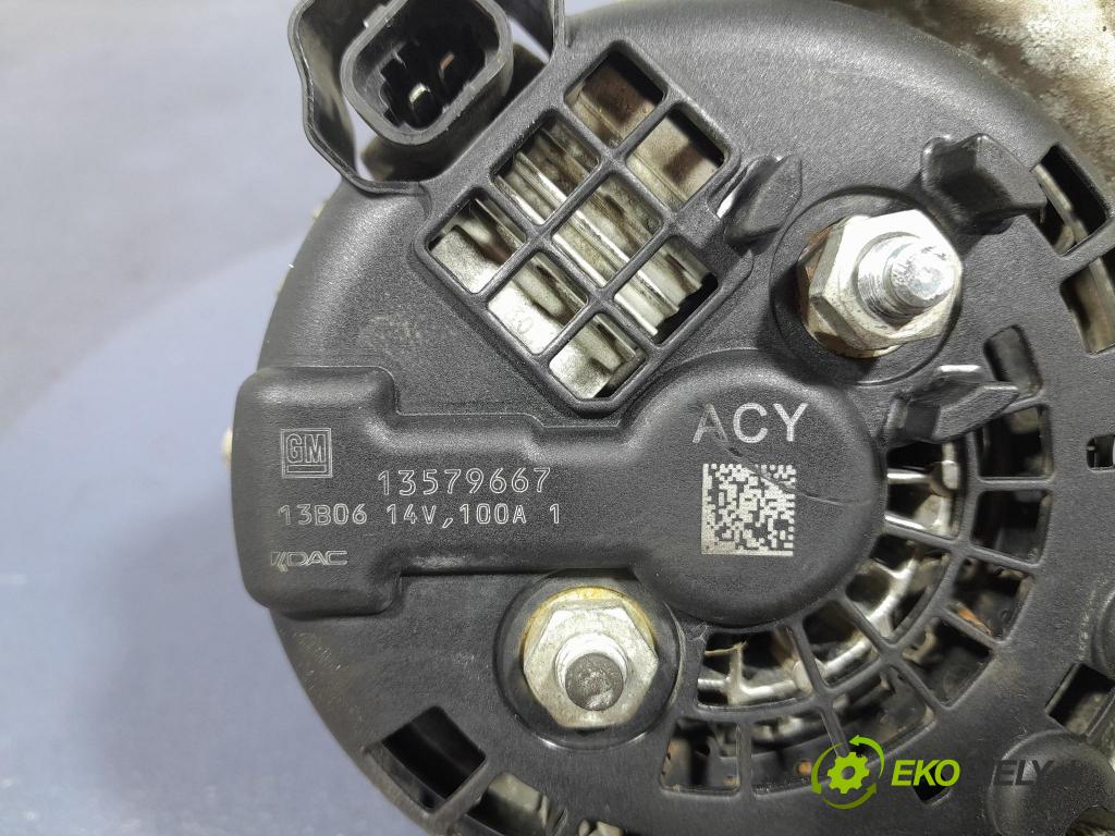 Chevrolet Cruze 2013 Alternator 13579667