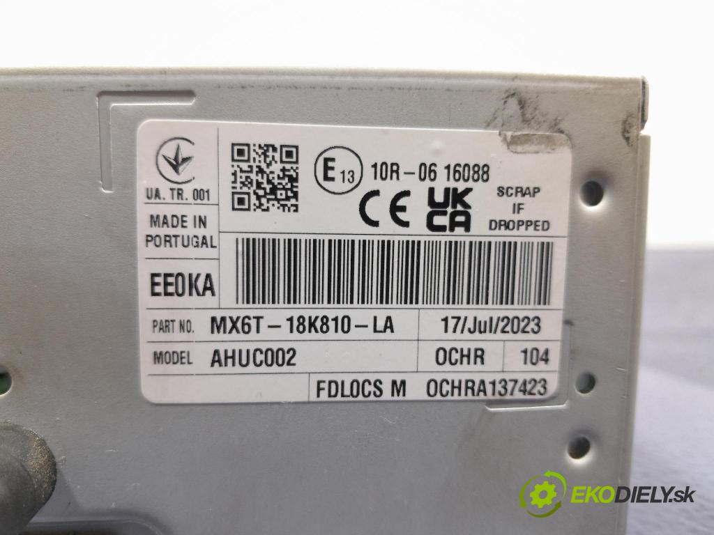 Ford Focus 2023 Radio I Navigace: MX6T-18K810-LA