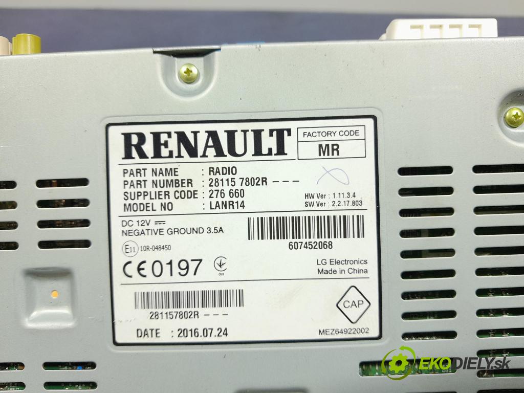 Renault Talisman 2016 modul Navigace 281157802R