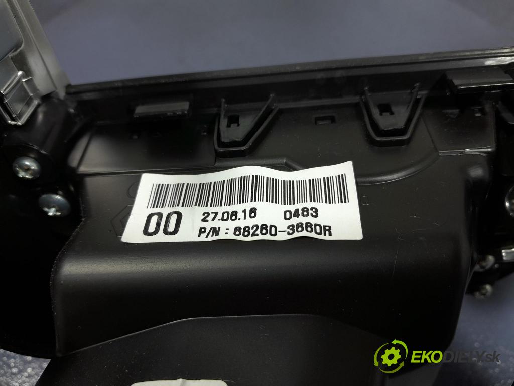 Renault Talisman 2016 GRIDS: Prúd vzduchu: Vzduch: 68260-3660R