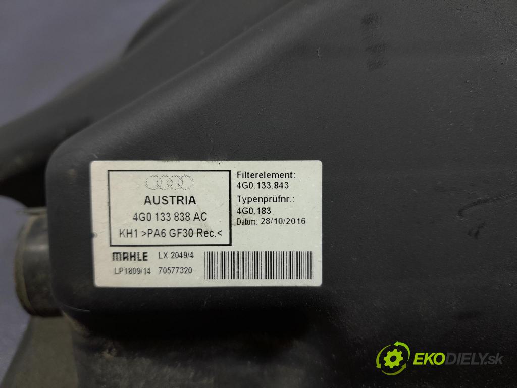 Audi A6 2016 obal Filtre: Vzduch: 4G0133838AC