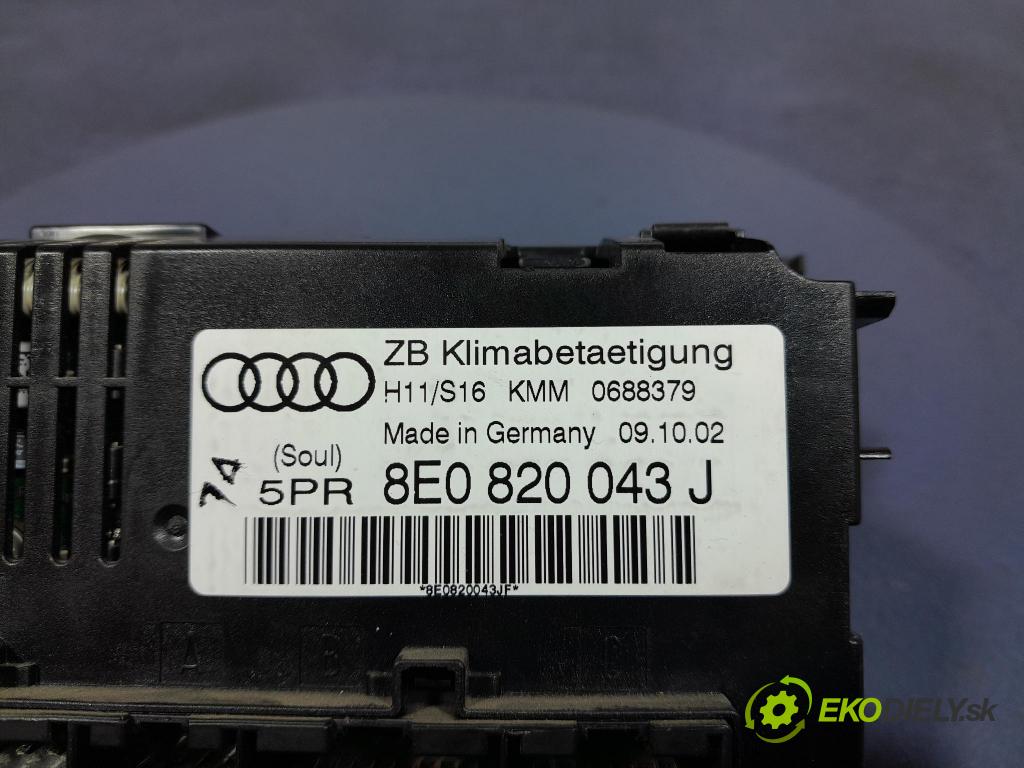 Audi A4 2002 Přepínač Klimatizace: Proud vzduchu 8E0820043J