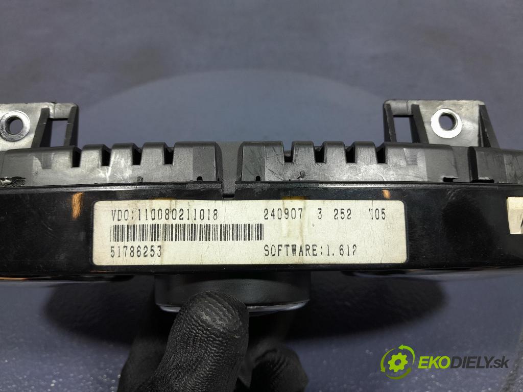 Lancia Ypsilon 2007 prístrojovka/ budíky 51786253