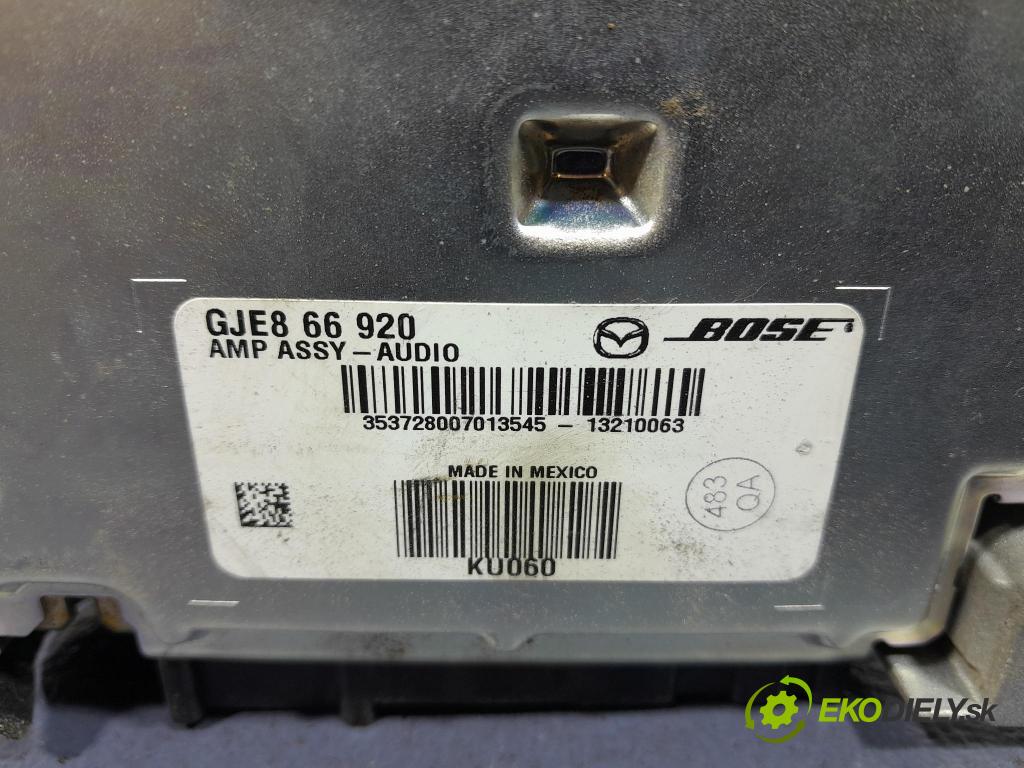 Mazda 6 2013 Zesilovač: GJE866920
