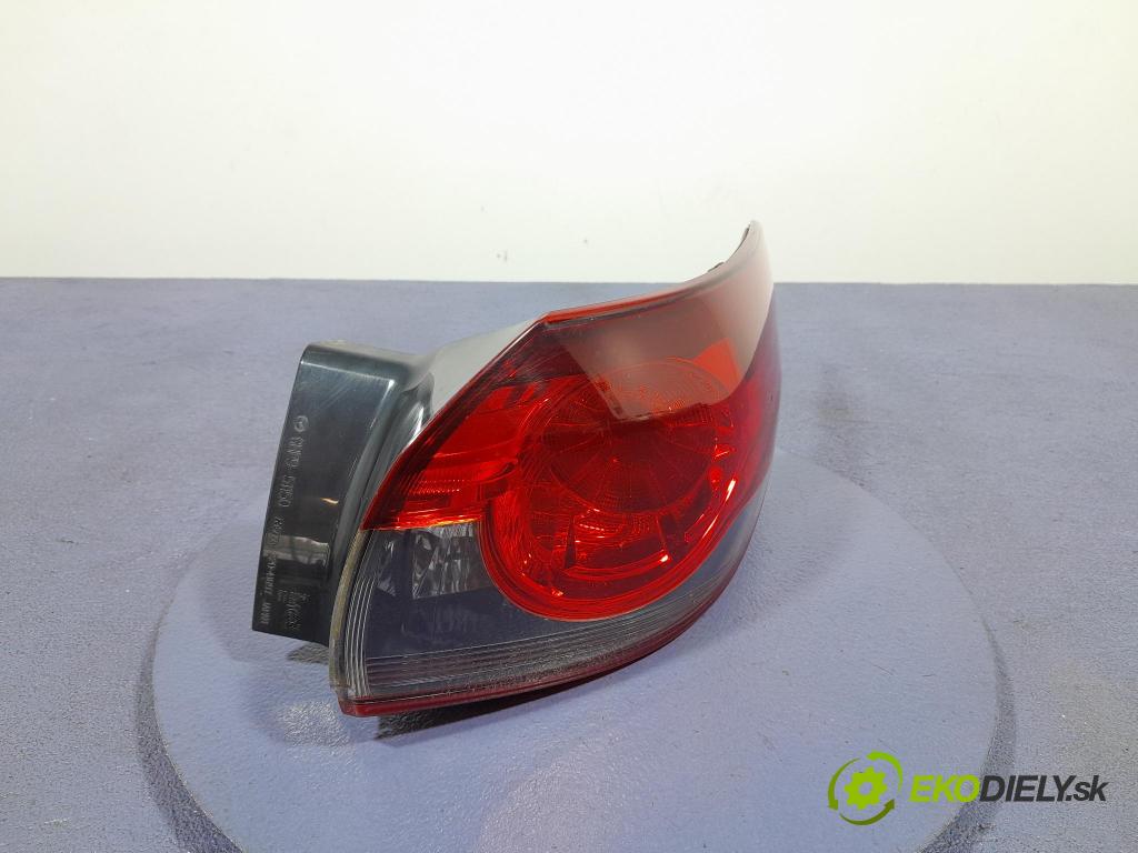 Mazda 6 2013 svetlo / reflektor zad Prava: Vonkajsia: GHP9-51150