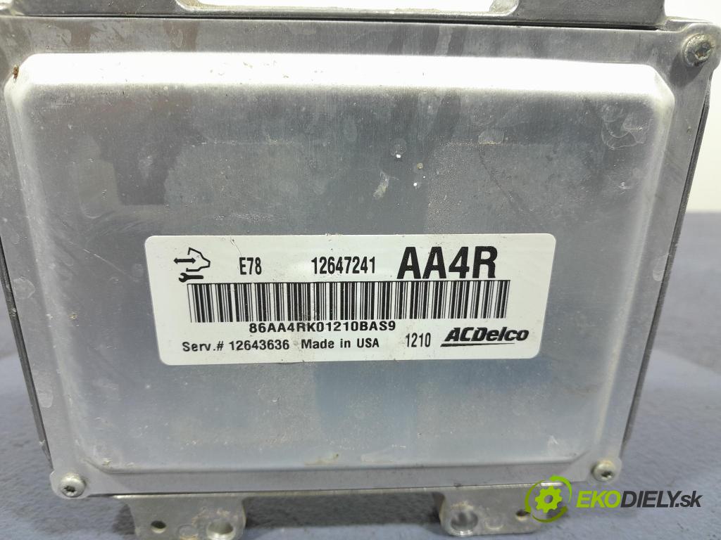 Opel Astra 2011 riadiaca jednotka Motor: 12647241