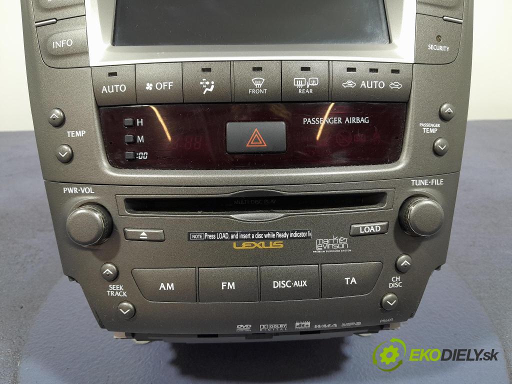 Lexus IS 2006 Radio I Navigace: 86120-53420